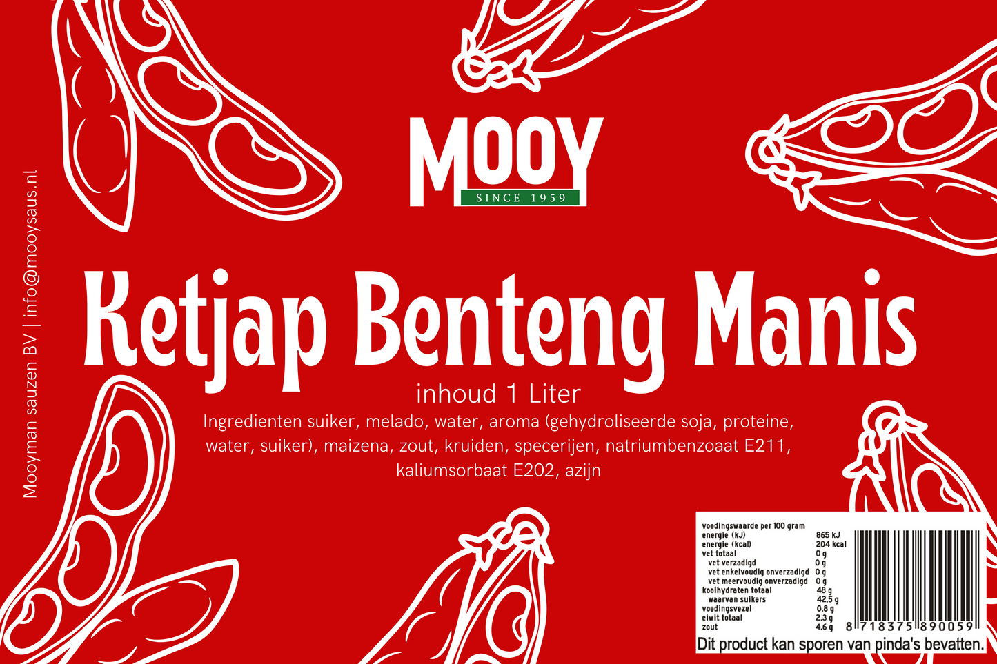 Ketjap Benteng Manis 1Ltr.