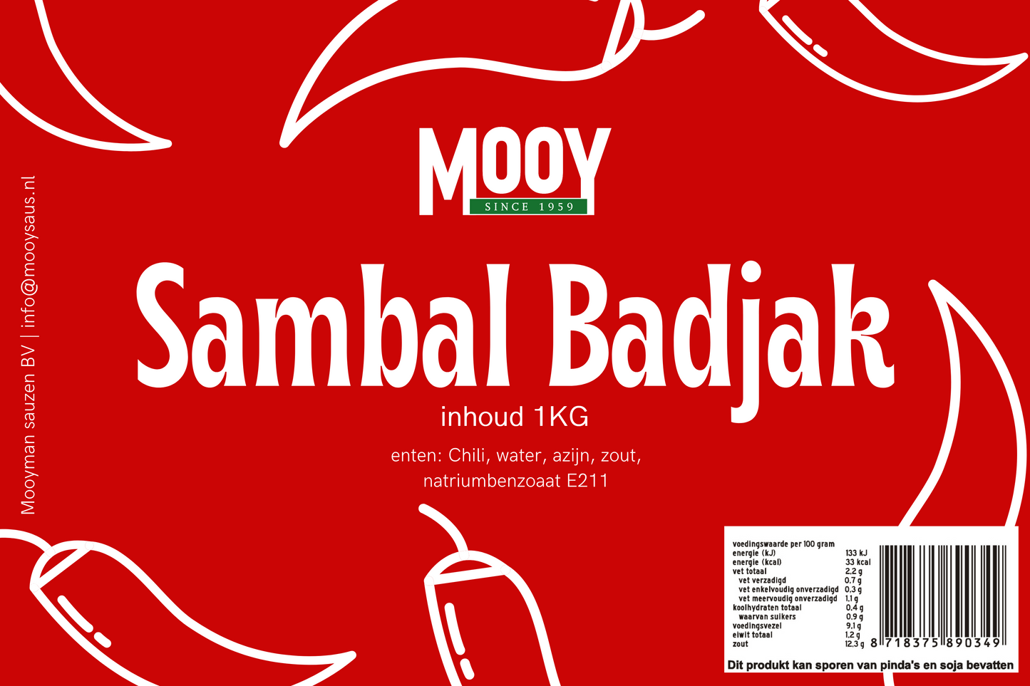 Sambal Badjak 1 Kg.